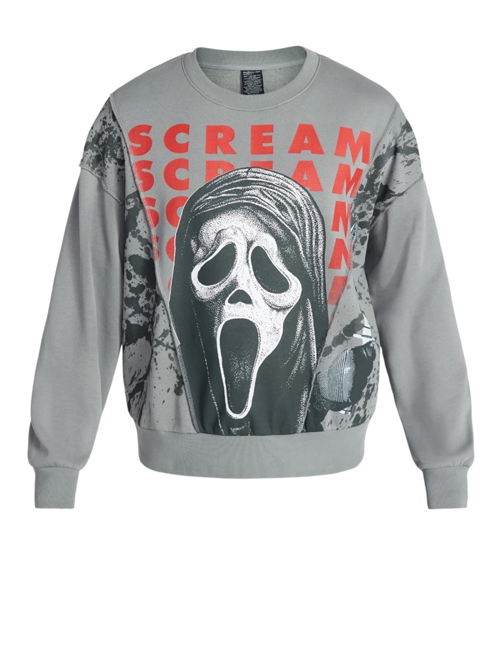 Men Ghost face Graphic Crewneck Sweatshirt